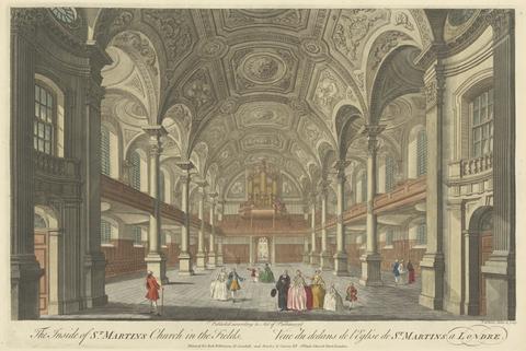 Thomas Bowles The Inside of St. Martin's Church in the Fields