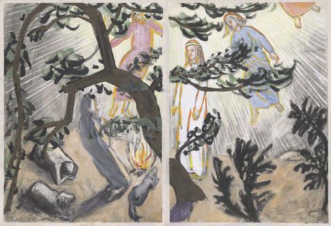 Francis Hoyland The Annunciation to the Shepherds (Left)