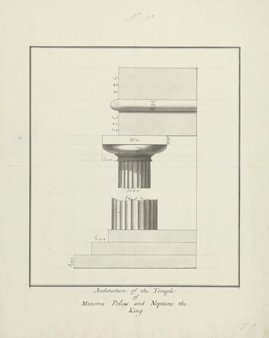 James Bruce No. 10 Architecture of the Temple of Minerva Polias and Neptune the King