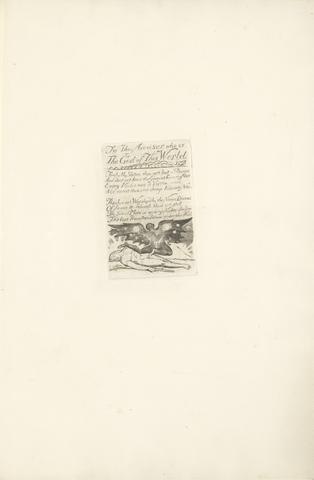 William Blake For the Sexes: The Gates of Paradise, Plate 19, "To The Accuser . . . ." (Bentley 21)