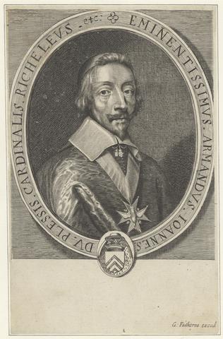 William Faithorne Eminentissimus Armandus Ioannes Du Plessis Cardinalis Richeleus