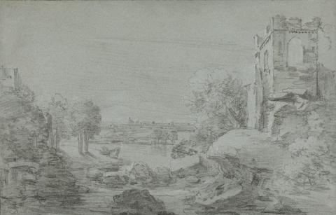 Nicholas Thomas Dall Landscape with Castle