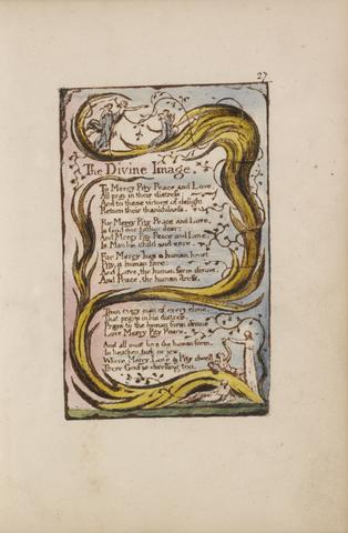 William Blake Songs of Innocence and of Experience, Plate 27, "The Divine Image" (Bentley 18)
