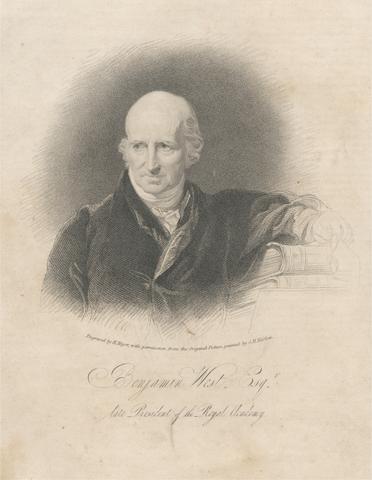 Henry Hoppner Meyer Benjamin West, Esqr. late President of the Royal Acadamy