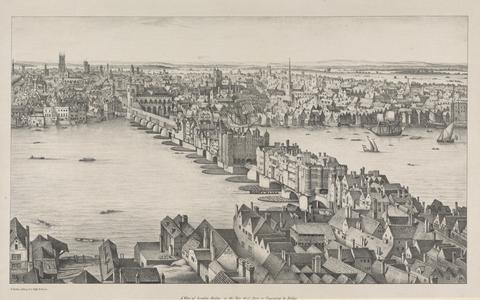 R. Martin A View of London Bridge [1647]