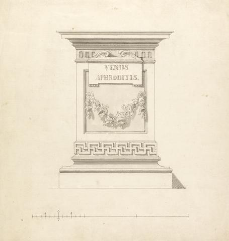 Joseph Wilton RA Design for a Plinth