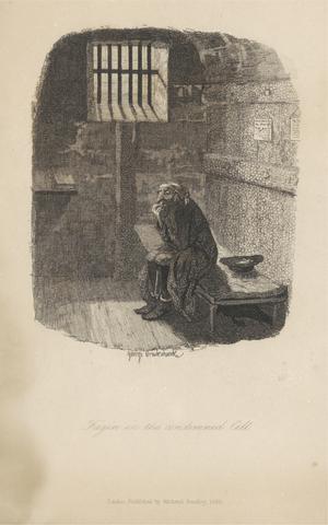 George Cruikshank Fagin in the Condemned Cell