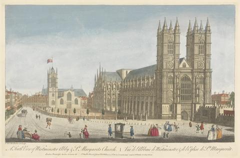 Thomas Bowles A South View of Westminster Abby & St. Margarets Church