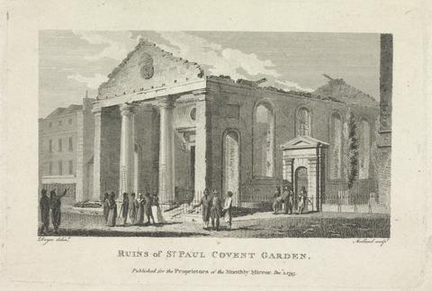 Thomas Medland Ruins of St. Paul Covent Garden