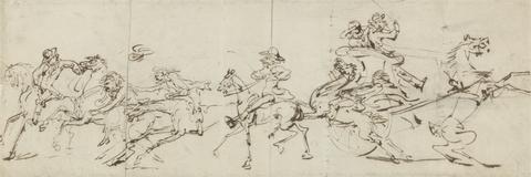 Thomas Rowlandson Riding and Driving Mishaps