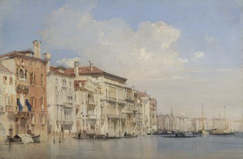 Richard Parkes Bonington Grand Canal, Venice
