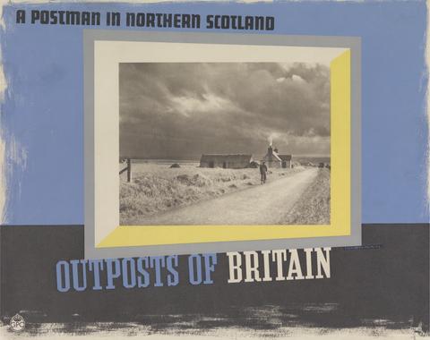 Edward McKnight Kauffer Outposts of Britain: A Postman in Northern Scotland