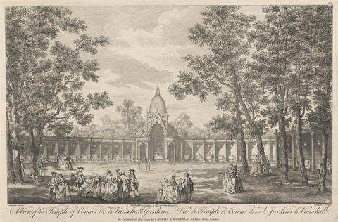 John S. Muller A View of the Temple of Comus &c. in Vauxhall Gardens