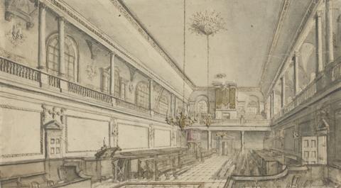 Theodore Jacobsen The Chapel of the Foundling Hospital, London