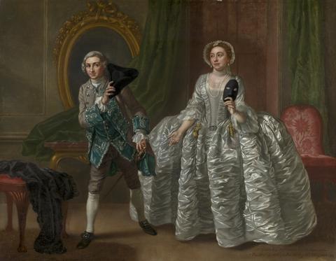Francis Hayman David Garrick and Mrs. Pritchard in Benjamin Hoadley's "The Suspicious Husband"