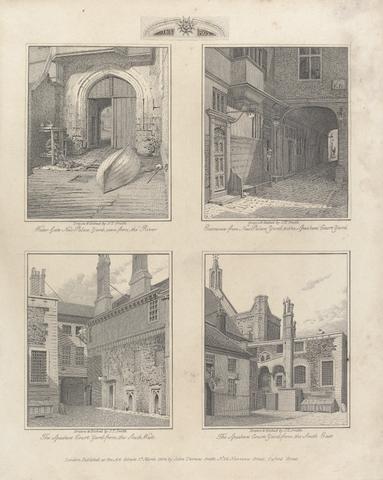 John Thomas Smith Four Illustrations of Westminster