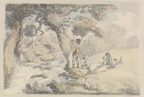 Thomas Rowlandson The Angling Party