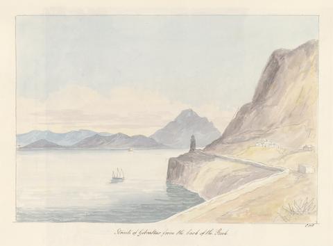 Charles Hamilton Smith Straits of Gibraltar From the Back of the Rock