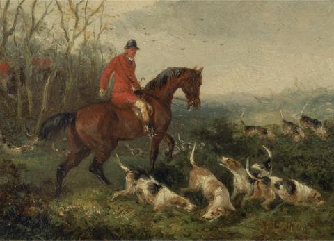 William J. Shayer Foxhunting: At Cover