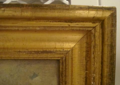 unknown artist British, Baroque style moulding frame