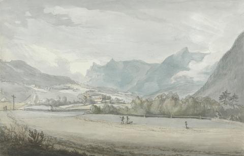 Benjamin West Mountainous Landscape with Figures