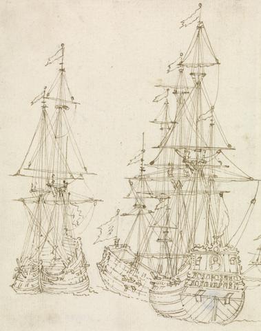 Francis Place Studies of Ships