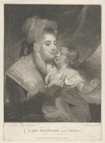 Charles Howard Hodges Lady Dashwood & Child