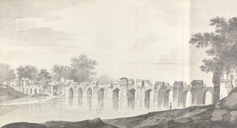 William Hodges A View of the Bridge at Iionpoor [Jaunpur] over the River Goomty