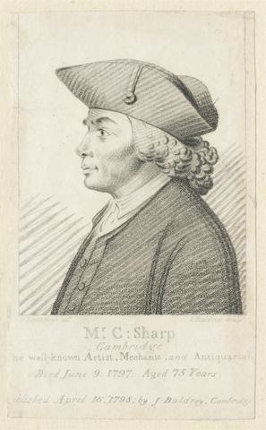 John Kirby Baldrey Mr. C. Sharp, the Well-Known Artist, Mechanic, and Antiquarian (d. 1797)