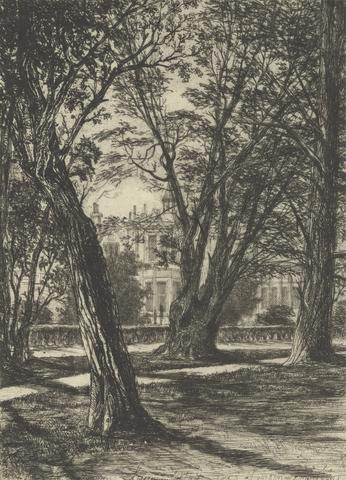 Francis Seymour Haden Kensington Gardens, no. 1 (small plate)