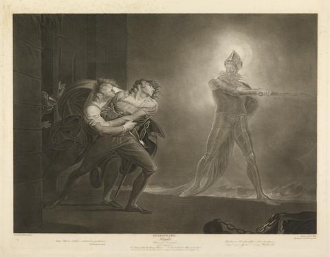 Robert Thew Hamlet, Prince of Denmark: Act I, Scene iv, Platform before the Palace of Elsineur--Hamlet, Horatio, Marcellus and the Ghost