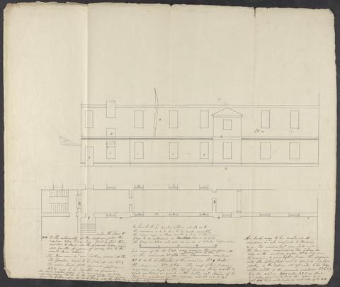 James Wyatt Cobham Hall, Kent: New Passage by Butler's Pantry