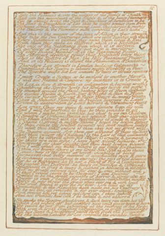 William Blake Jerusalem, Plate 10, "Into the Furnaces...."