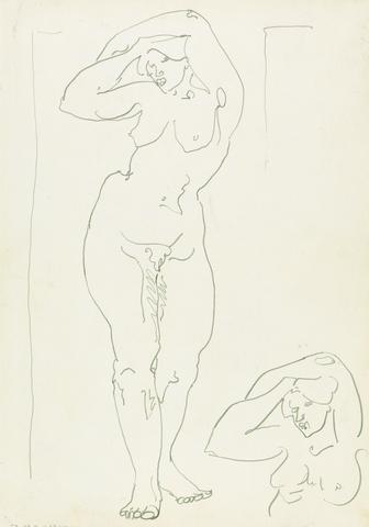 Henri Gaudier-Brzeska Two Studies of a Female Figure
