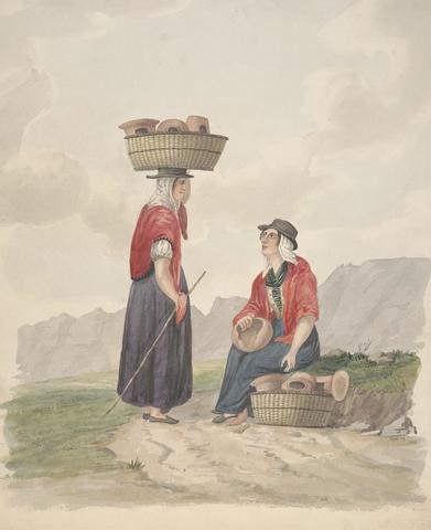 Alfred Diston Tenerife-Women of Candelaria