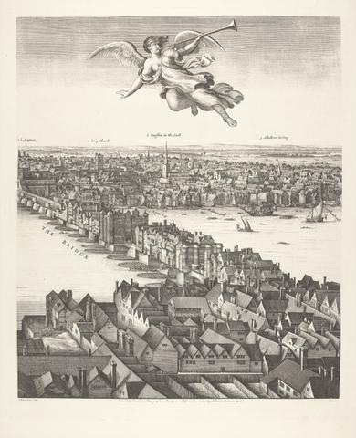 From Hollar's `View of London, 1647' (Sheet V)