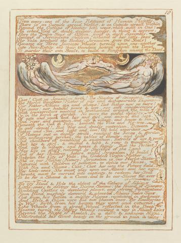 William Blake Jerusalem, Plate 18, "From every-one of the Four Regions...."