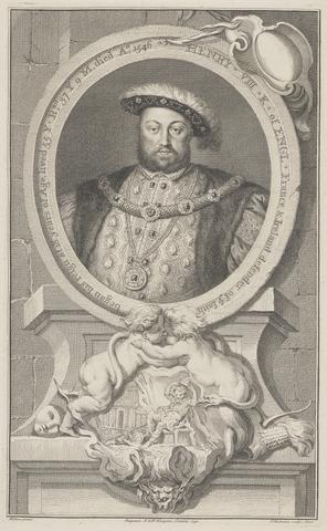 Jacobus Houbraken King Henry VIII