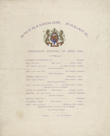 unknown artist Music Programs from Buckingham Palace