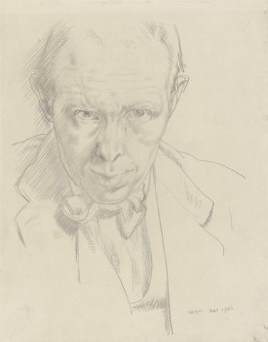 Sir William Orpen Portrait of the Artist, May 1922