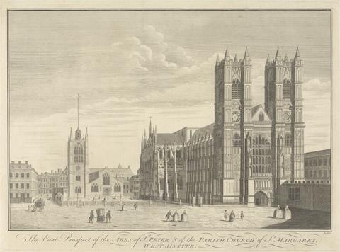 unknown artist The East Prospect of the Abby of St. Peter and of the Parish Church of St. Margaret, Westminster