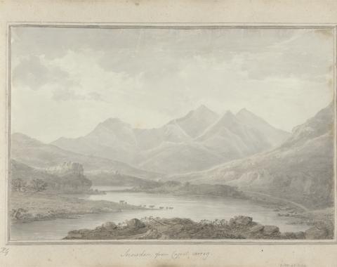 Amos Green Views in England, Scotland and Wales: Snowdon, from Capel Cerrig