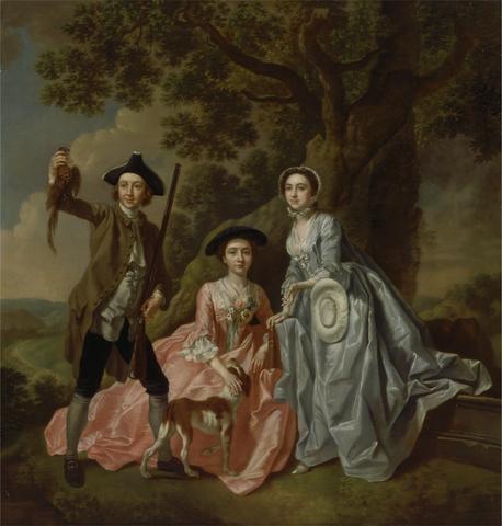Francis Hayman George Rogers and His Wife, Margaret Rogers (née Tyers), and His Sister, Margaret Rogers