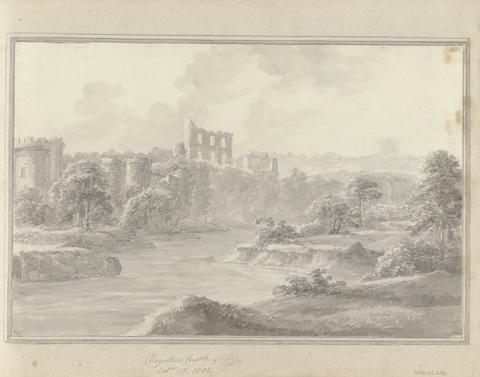 Amos Green Views in England, Scotland and Wales: Chepstow Castle, October 15, 1802
