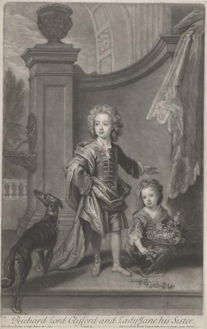 John Smith Richard, Lord Clifford (1695-1753) and His Sister, Lady Jane Boyle (d. 1780)