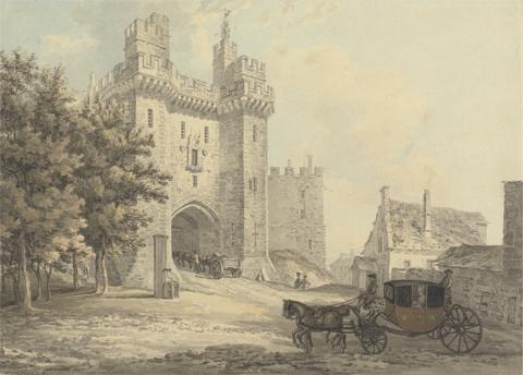 Thomas Hearne The Gateway of Lancaster Castle