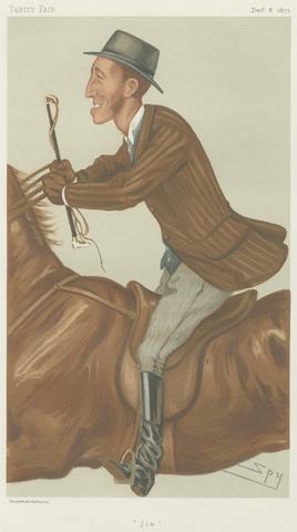 Vanity Fair: Sports, Miscellaneous: Sport Riders; 'Jim', Mr. James Lowther, December 8, 1877