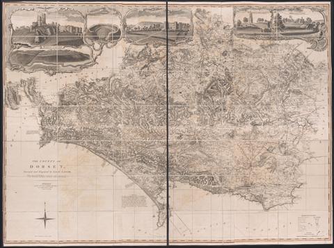 Taylor, Isaac, 1730-1807, cartographer.  The county of Dorset /