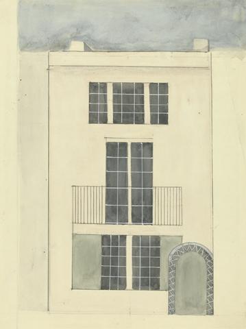 Edward Francis Burney Elevation of a House