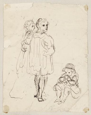 Sir Joshua Reynolds RA Two Adults and Child